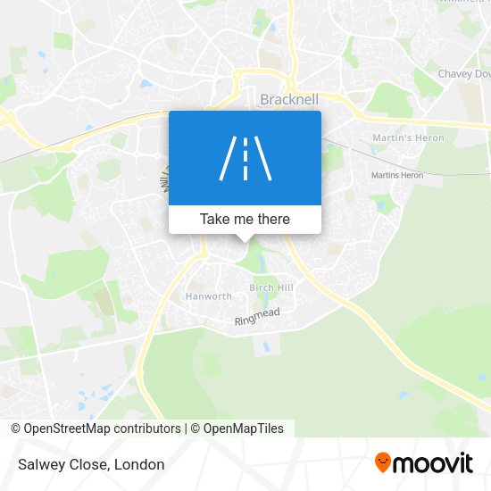 Salwey Close map