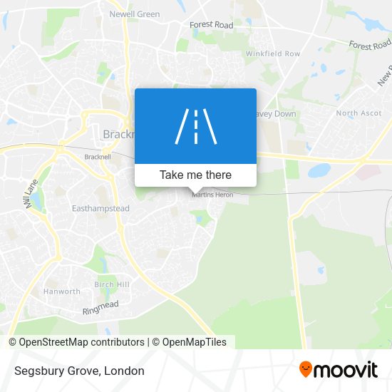 Segsbury Grove map
