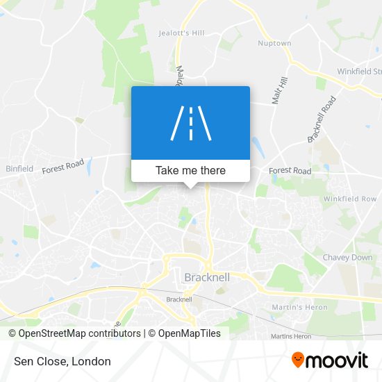 Sen Close map