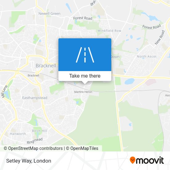 Setley Way map