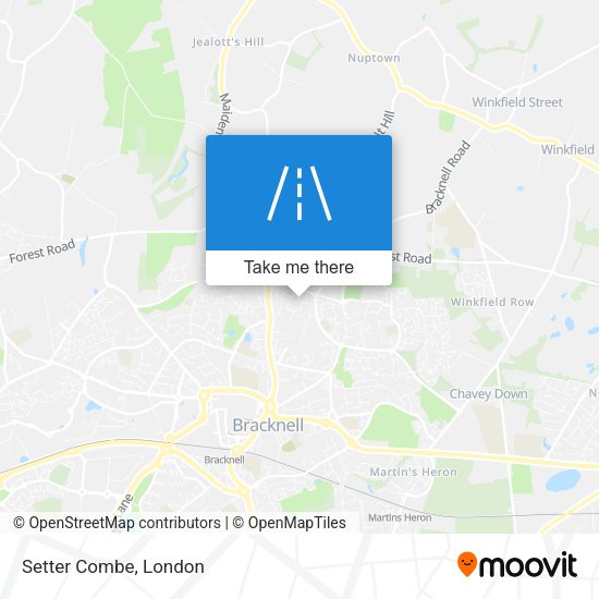 Setter Combe map