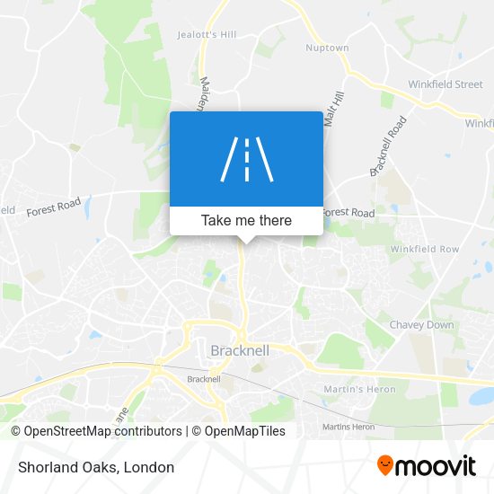 Shorland Oaks map