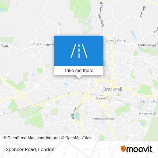 Spencer Road map