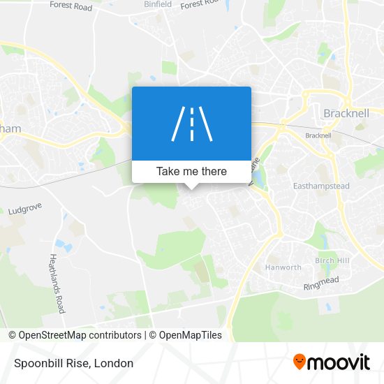 Spoonbill Rise map