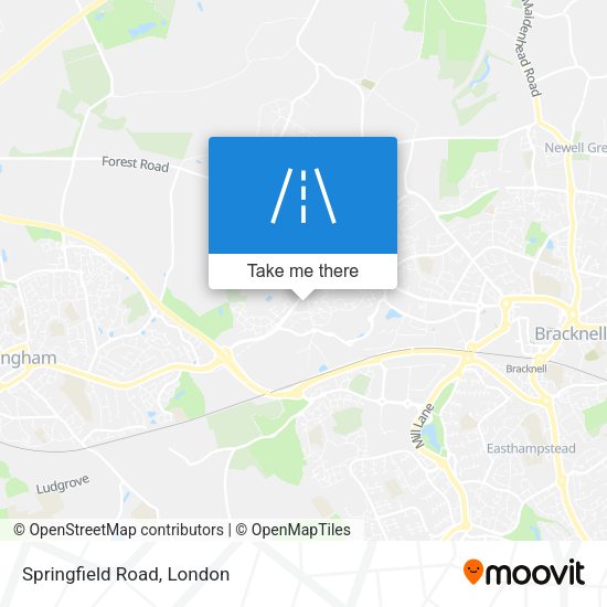 Springfield Road map