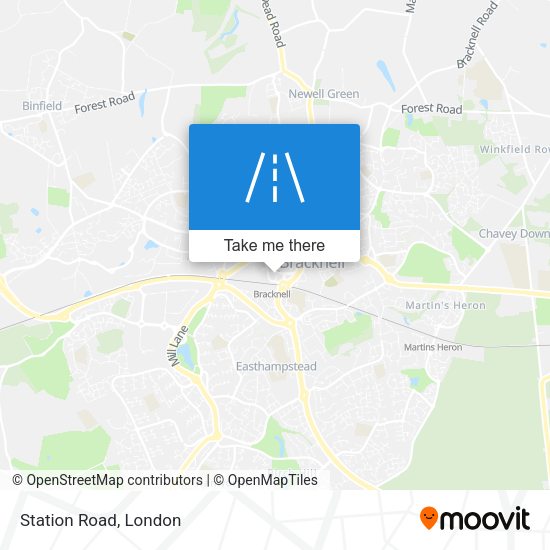Station Road map