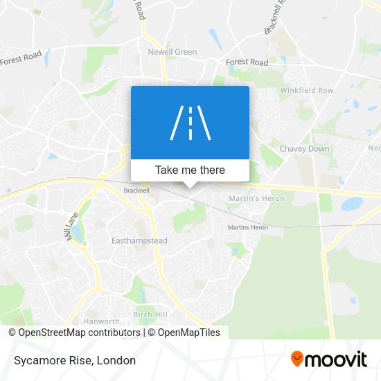 Sycamore Rise map