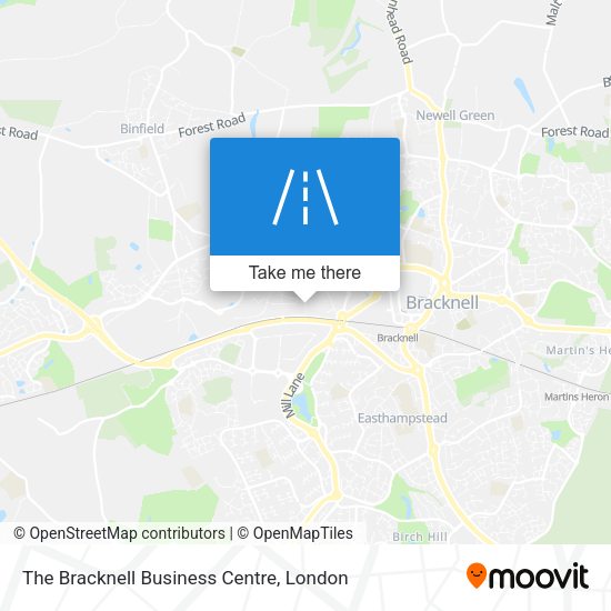 The Bracknell Business Centre map