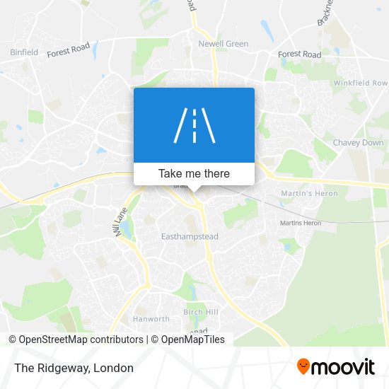 The Ridgeway map