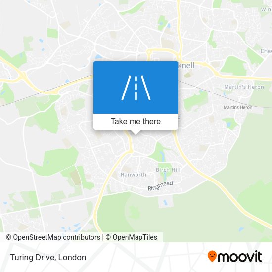 Turing Drive map