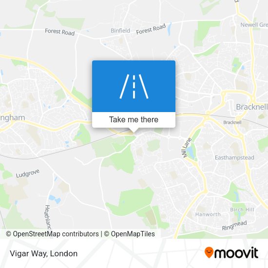Vigar Way map