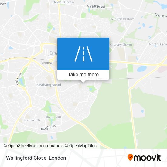 Wallingford Close map