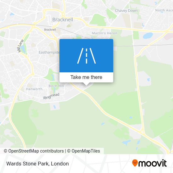Wards Stone Park map