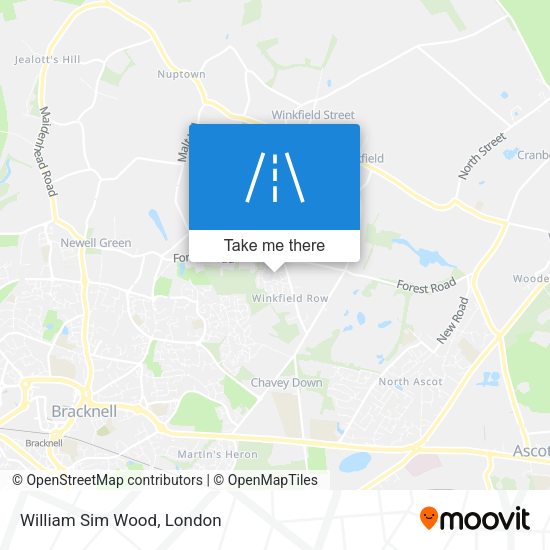 William Sim Wood map