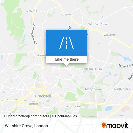 Wiltshire Grove map