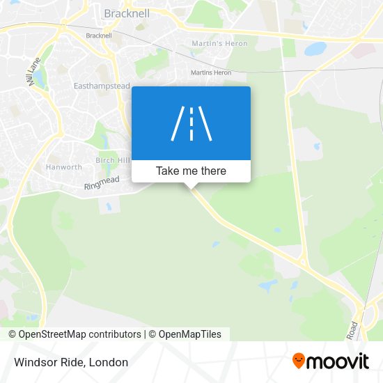 Windsor Ride map