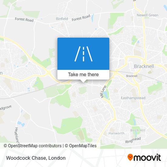 Woodcock Chase map