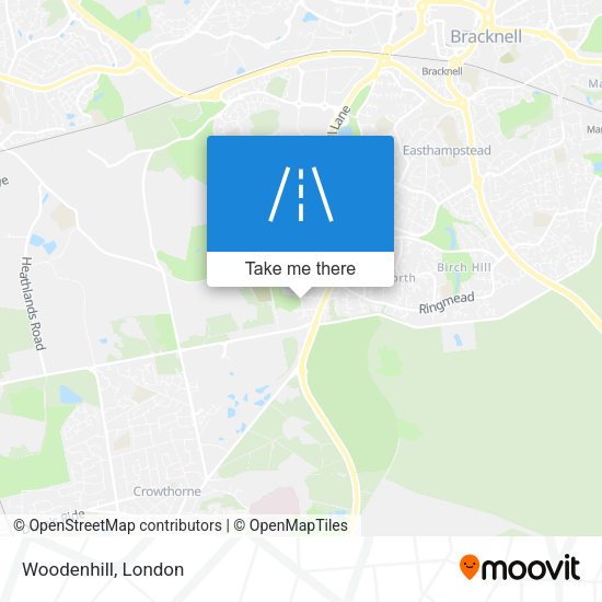 Woodenhill map