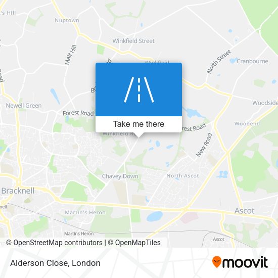 Alderson Close map