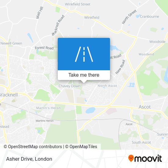 Asher Drive map