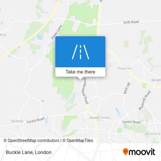 Buckle Lane map