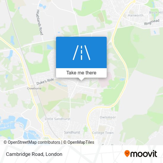 Cambridge Road map