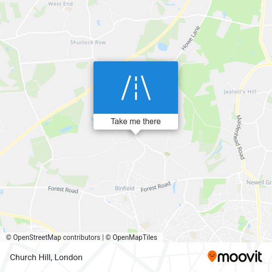 Church Hill map