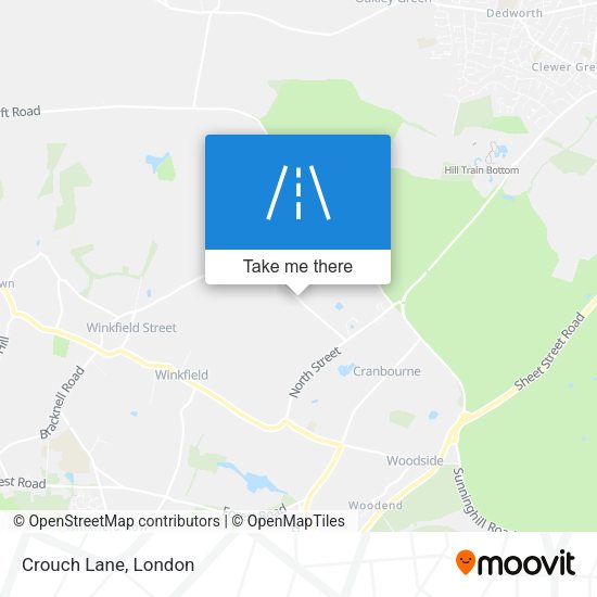 Crouch Lane map