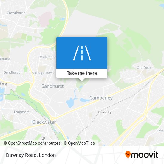 Dawnay Road map