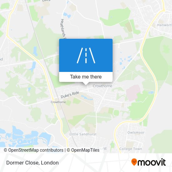 Dormer Close map