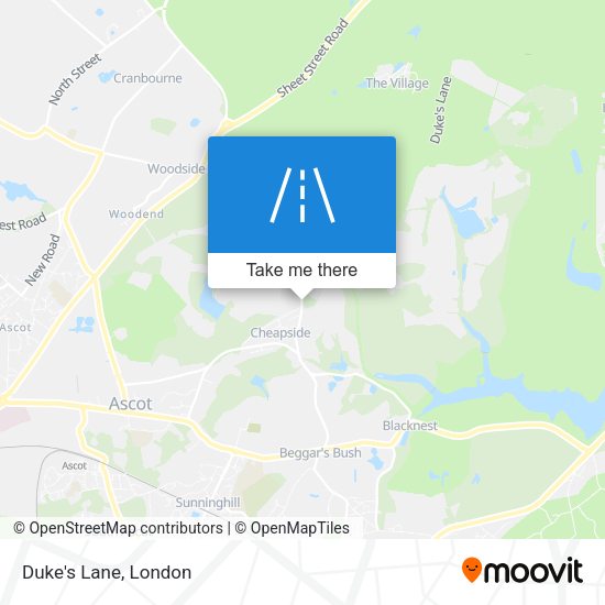 Duke's Lane map