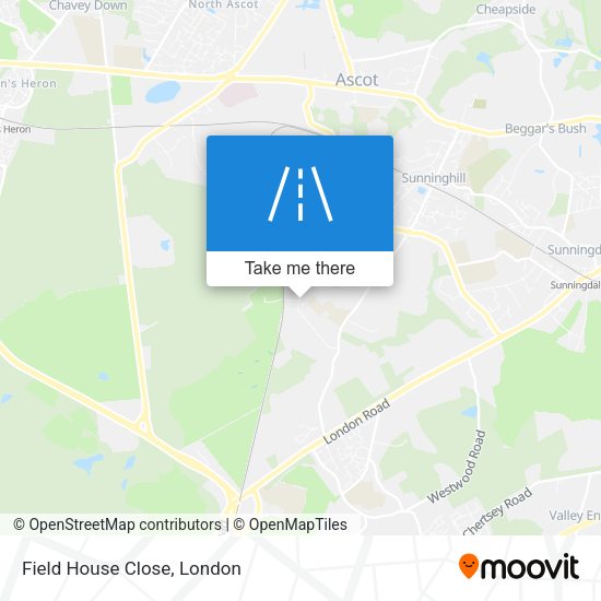 Field House Close map