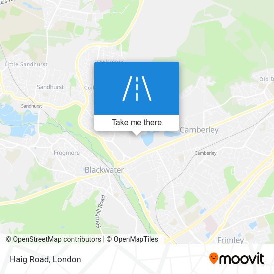 Haig Road map
