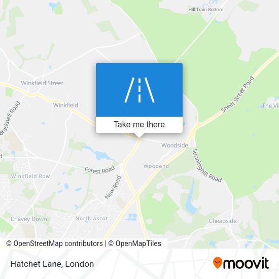 Hatchet Lane map