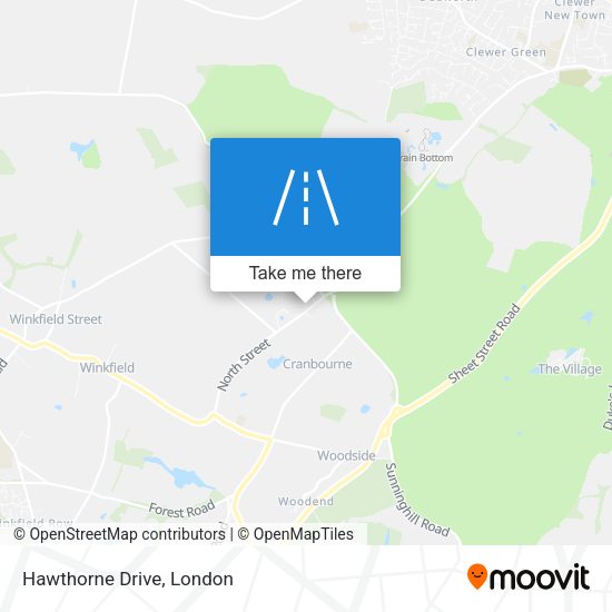 Hawthorne Drive map