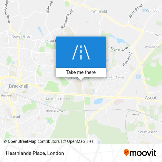 Heathlands Place map