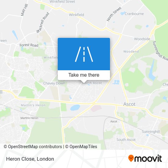 Heron Close map