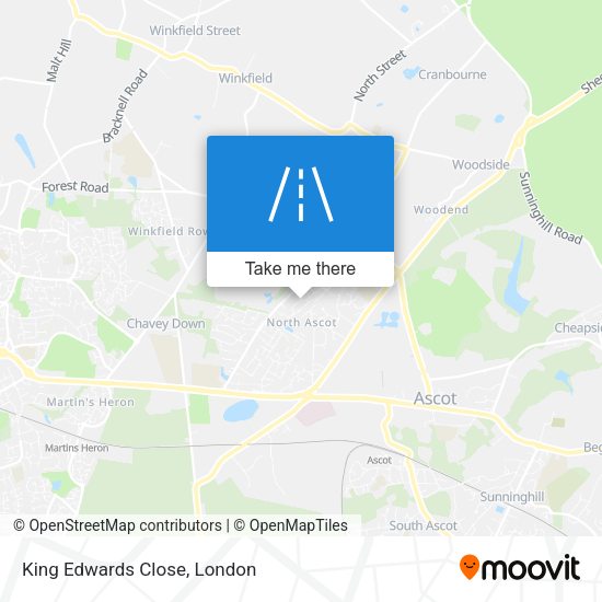 King Edwards Close map