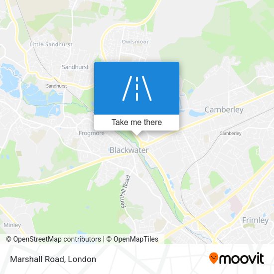 Marshall Road map