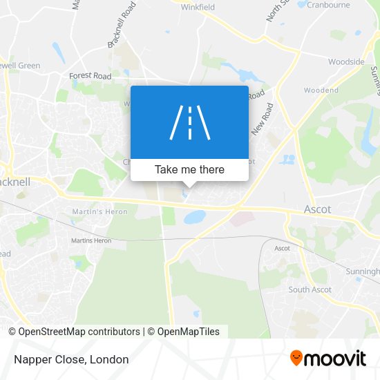 Napper Close map