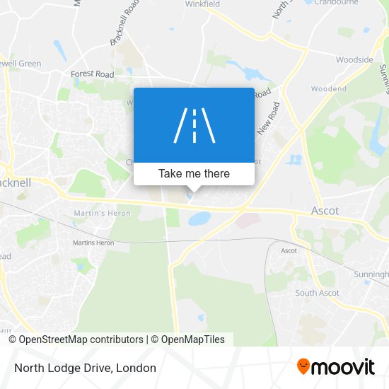 North Lodge Drive map