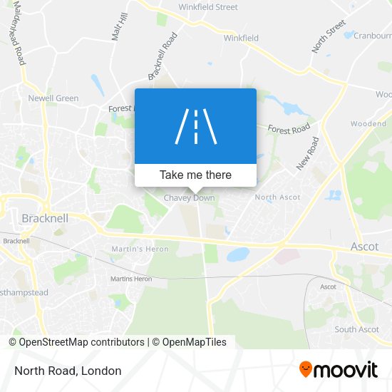 North Road map