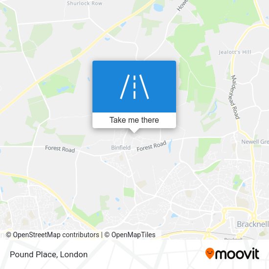 Pound Place map