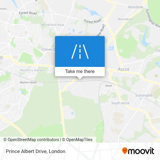 Prince Albert Drive map