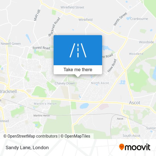 Sandy Lane map