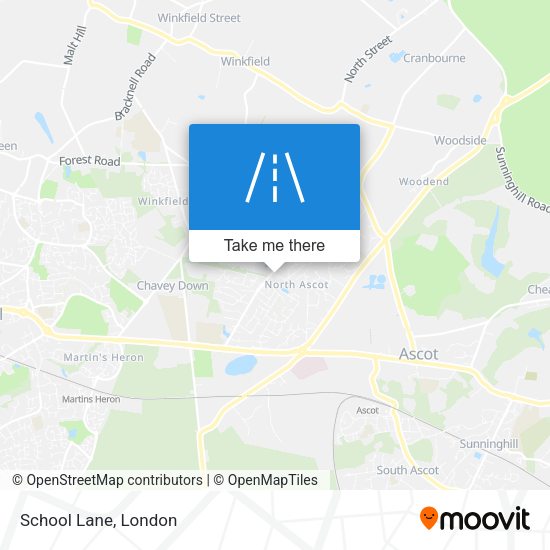 School Lane map