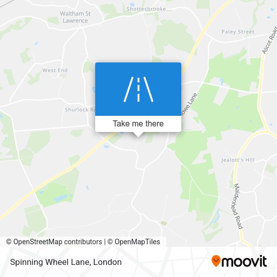 Spinning Wheel Lane map