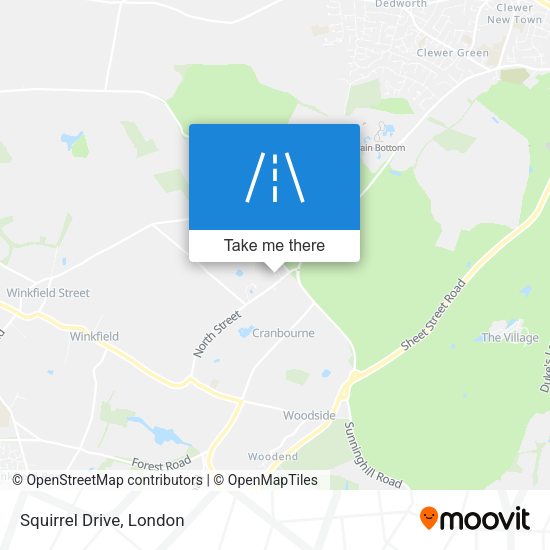 Squirrel Drive map
