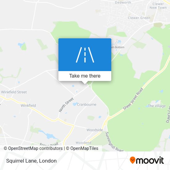 Squirrel Lane map