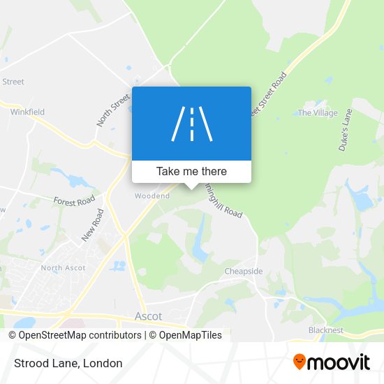Strood Lane map